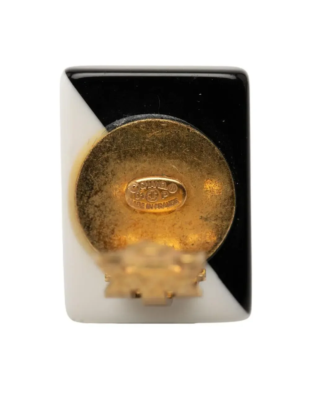 Chanel Cc Bicolor Acrylic Rectangular #289545C44B